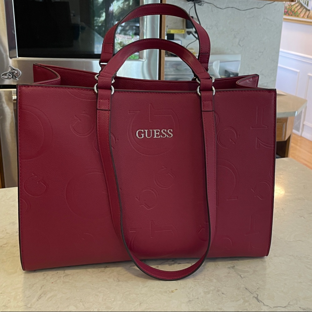 GUESS Fuchsia Women's Tote Bag - Picture 2 of 6